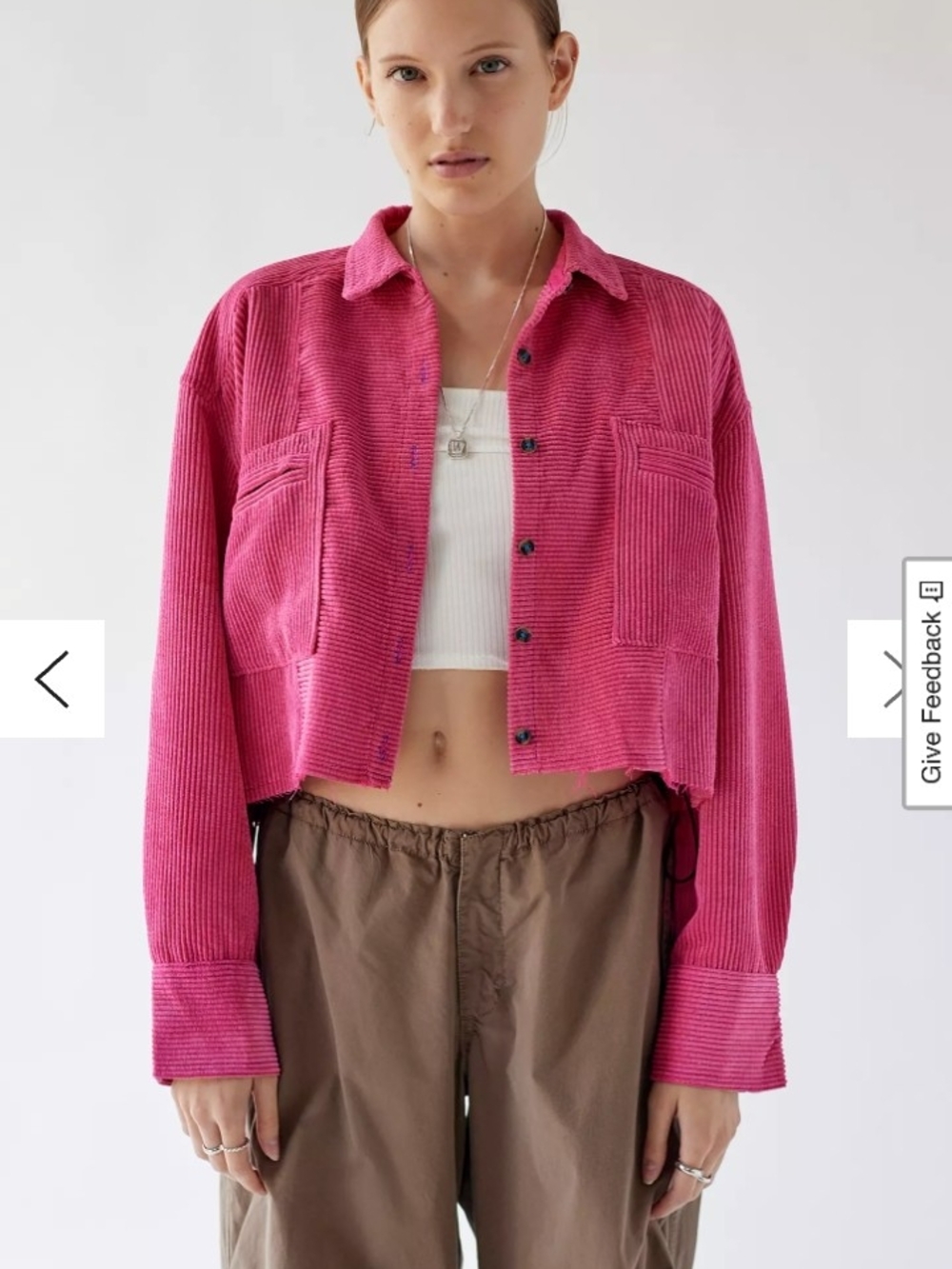 BDG Rodney Corduroy Button-Down Shirt